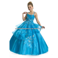 Neue Ankunft 2013 heiße lange Mädchen Ballkleid blaue Festzug Kind Ballkleid Kleider CWFaf5280